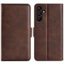 Mobigear Slim Magnet Samsung Galaxy M15 Cover a libro portafoglio - Marrone