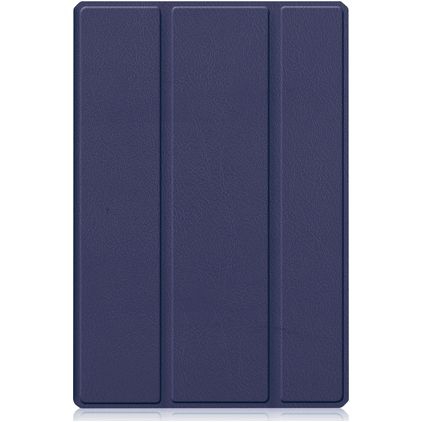 Mobigear Tri-Fold Gel Samsung Galaxy Tab A8 10.5 (2021) TPU / Umělá kůže Knížkové pouzdro - Tmavě modrá