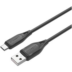 Cygnett Essentials Cabo USB-A para USB-C 2 m - Preto