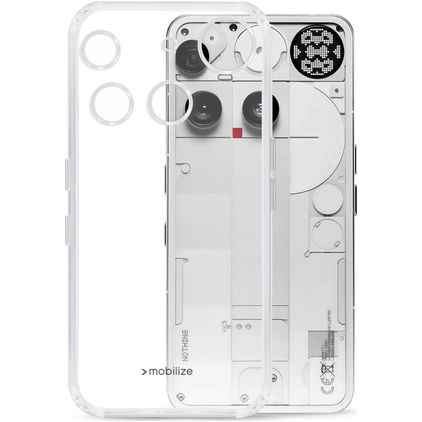 Mobilize Gelly Transparente Nothing Phone (3) TPU flexible Carcasa - Transparente