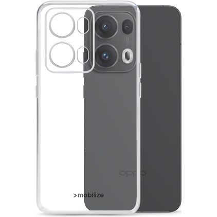 Mobilize Gelly Transparente OPPO Reno 13 Pro TPU flexível Capa traseira - Transparente