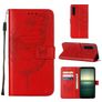 Mobigear Butterfly Sony Xperia 1 IV Capa livro Carteira - Vermelho