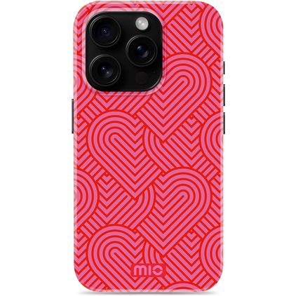 MIO iPhone 16 Pro MagSafe Plástico rígido Capa traseira - Wild Hearts