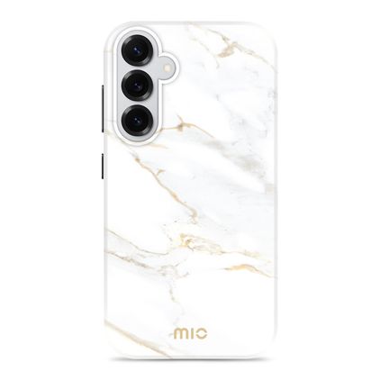 MIO Samsung Galaxy S26 Plus MagSafe Hårdt Bagsidecover - White Marble