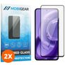 Mobigear Premium Motorola Edge 30 Neo Cristal templado Protector de pantalla - Compatible con fundas - Negro (pack de 2)