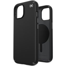 Speck Presidio2 Pro iPhone 15 MagSafe Hårdt Bagsidecover Stødsikkert - Sort