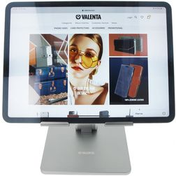 Valenta Aluminum Foldable Tablettiteline - Hopea Universaali