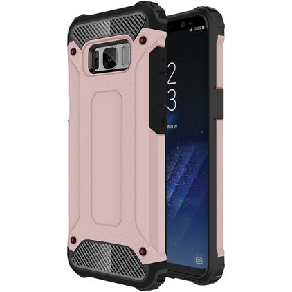 Mobigear Outdoor Samsung Galaxy S8 Kova Suojakuori Iskunkestävä - Ruusukulta