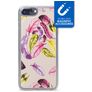 My Style Magneta iPhone 7 Plus Fleksibel TPU Bagsidecover - Feathers
