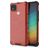 Mobigear Honeycomb Xiaomi Redmi 9C Hårdt Bagsidecover Stødsikkert - Rød