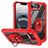 Mobigear Crystal Ring iPhone 16e Hardcase Back cover con anello - Rosso