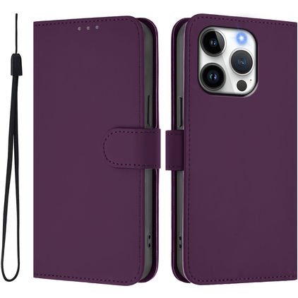Mobigear Urban Wallet iPhone 16 Pro Capa livro Carteira - Roxo