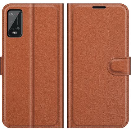 Mobigear Classic Wiko Power U20 Funda tipo libro Cartera - Marrón