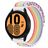 Mobigear Alpine Nylon Smartwatch Armband Spänne - 22 mm - Rainbow