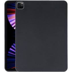 Mobigear Basics Tynde iPad Pro 12,9 tommer (2022) Fleksibel TPU Bagsidecover - Sort