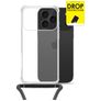 My Style Loop Transparente iPhone 17 Pro Max TPU flexível Capa com cordão - Transparente