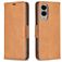 Mobigear Excellent Samsung Galaxy S25 Edge Plånboksfodral med sedelfack - Konjak
