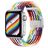 Mobigear Braided Nylon Apple Watch Cinturino Chiusura deployante - 42/41/40/38 mm - Rainbow