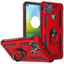 Mobigear Armor Ring Motorola Moto G9 Power Funda Plástico rígido Carcasa Antigolpes con anillo - Rojo