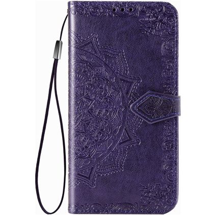 Mobigear Mandala Realme X50 Pro Wallet case - Purple