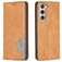 Mobigear Rhombus Slim Samsung Galaxy S24 Funda tipo libro - Coñac