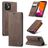 CaseMe 013 iPhone 12 Pro Cover a libro portafoglio - Marrone