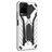 Mobigear Armor Stand Vivo Y33s Hard Case Back cover Shockproof with Stand - Silver