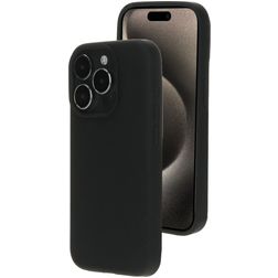 Mobiparts iPhone 15 Pro Silikon MagSafe Zadní kryt - Černá