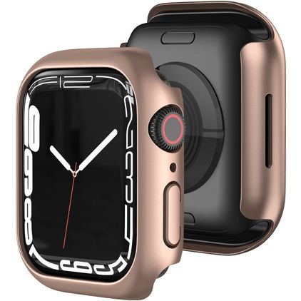 Mobigear Colors Funda rígida Slim para Apple Watch - 45 mm - Oro rosa