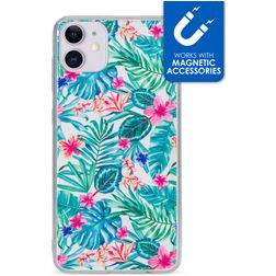 My Style Magneta iPhone 11 TPU flexible Carcasa - Jungle