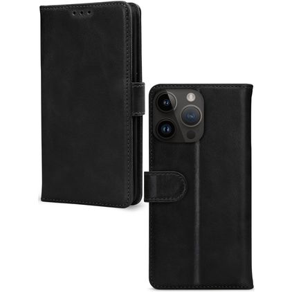 Mobilize Premium Gelly Wallet iPhone 14 Pro Pungetui med Seddelrum - Sort