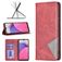 Mobigear Rhombus Slim Samsung Galaxy A33 Funda tipo libro - Rojo
