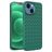 Mobigear Woven iPhone 14 Plus Joustava TPU Suojakuori - Vihreä