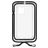 My Style Loop Clear Samsung Galaxy S25 FE Elastyczne TPU Etui ze smyczą - Przezroczysty