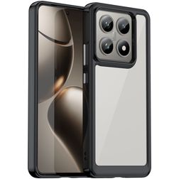Mobigear Crystal Xiaomi 14T Tvrdý plast Zadní kryt - Černá
