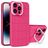 Mobigear Cube iPhone 14 Pro Max Plástico rígido Capa traseira com suporte - Magenta
