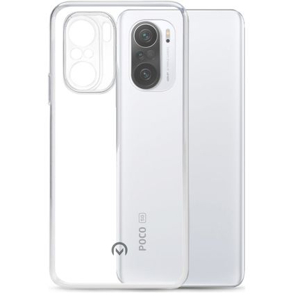 Mobilize Gelly Transparente POCO F3 TPU flexível Capa traseira - Transparente