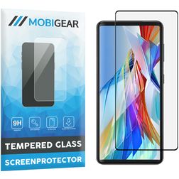 Mobigear Curved LG Wing Härdat glas Skärmskydd - Skalvänligt - Svart