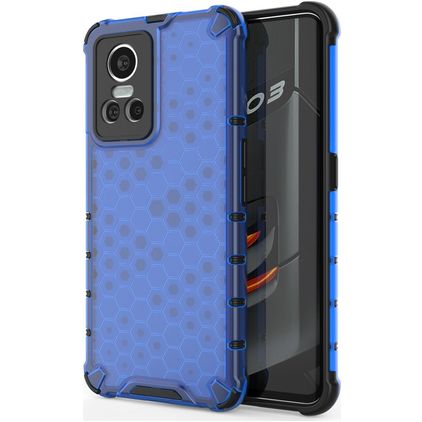 Mobigear Honeycomb Realme GT Neo 3 Hardcase Etui plecki Wstrząsoodporne - Niebieski