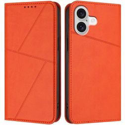 Mobigear Frosted Flip iPhone 17 Plånboksfodral med sedelfack - Orange