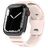 Mobigear Sport Armor Silicone Apple Watch Cinturino Chiusura a perno - 42/41/40/38 mm - Sand Pink