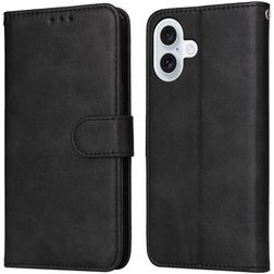Mobigear Wallet iPhone 17 Knížkové pouzdro Peněženka - Černá