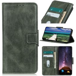 Mobigear Classy Samsung Galaxy S21 FE Wallet case - Green