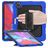 Mobigear SureGrip Xtreme iPad Pro 13 polegadas (2025) Capa Plástico rígido / Silicone Capa traseira + Suporte para caneta stylus + Alça de ombro + Suporte - Azul escuro