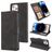 Mobigear Wallet iPhone 14 Pro Max Lompakkokotelo + Setelitasku - Musta