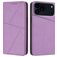 Mobigear Frosted Flip iPhone 17 Pro Max Wallet case - Purple