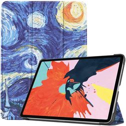 Mobigear Tri-Fold iPad Air 5 (2022) Etui z klapką - The Starry Night