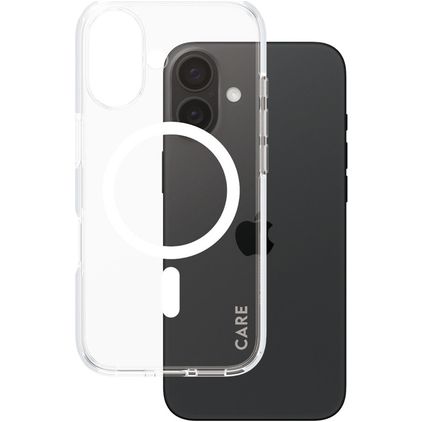 CARE by PanzerGlass Urban Combat iPhone 16 MagSafe Hardcase Back cover - Trasparente / Bianco