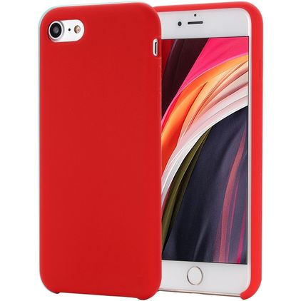 Mobigear Rubber Touch iPhone 7 Silikon Skal - Dark Red