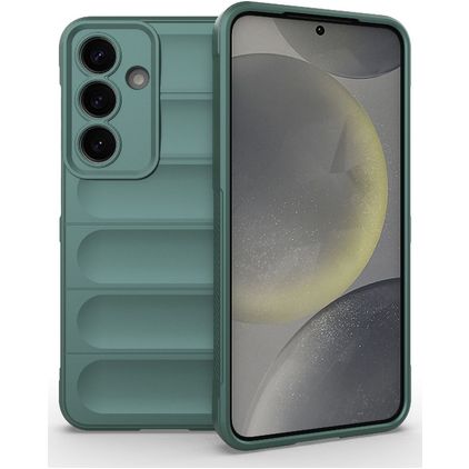 Mobigear Bumpy Samsung Galaxy S25 Flexibel TPU Skal - Grön